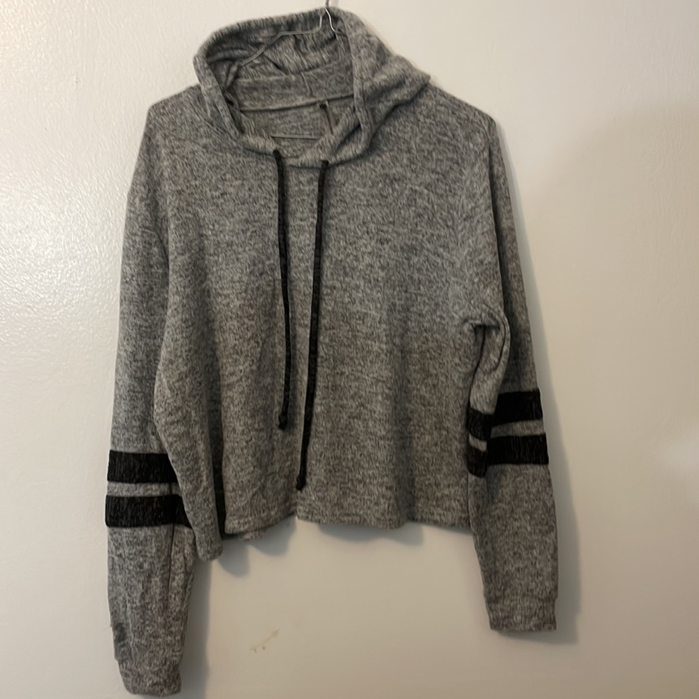 Love Charm Sport xl gray pull over hoodie